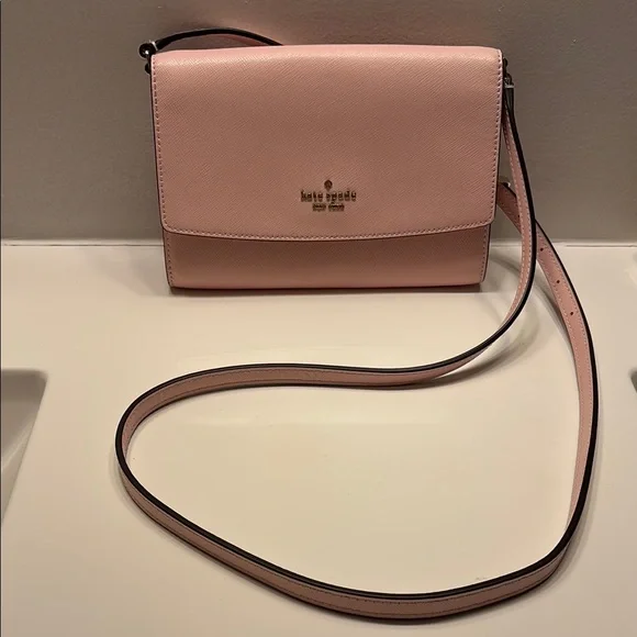 Kate Spade Pink Crossbody Bag with Signature Flap - Picture 1 of 7